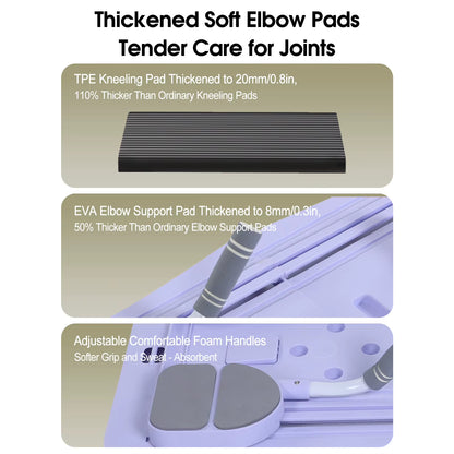 Transform Your Home Workouts with the Foldable 4-In-1 Pilates Board - Ultimate Ab Wheel Roller for Core Strength Training