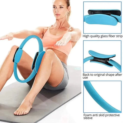 Elevate Your Practice with the Versatile Yoga Ring - Perfect for Pilates, Fitness, and Muscle Training!