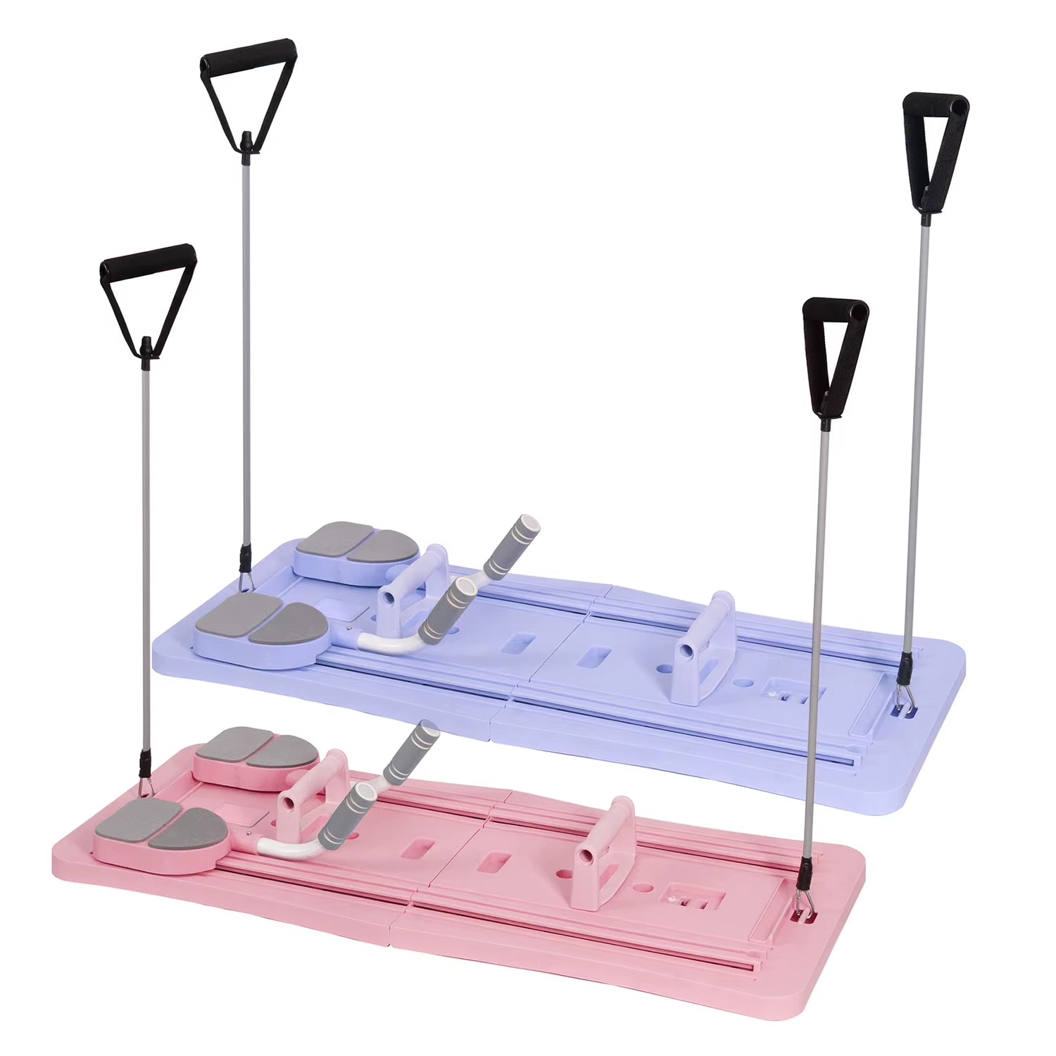 Transform Your Home Workouts with the Foldable 4-In-1 Pilates Board - Ultimate Ab Wheel Roller for Core Strength Training